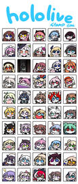 fanart) hololive stamp 1