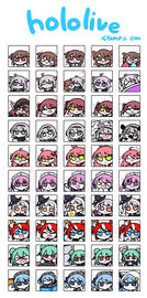 fanart) hololive stamp 2